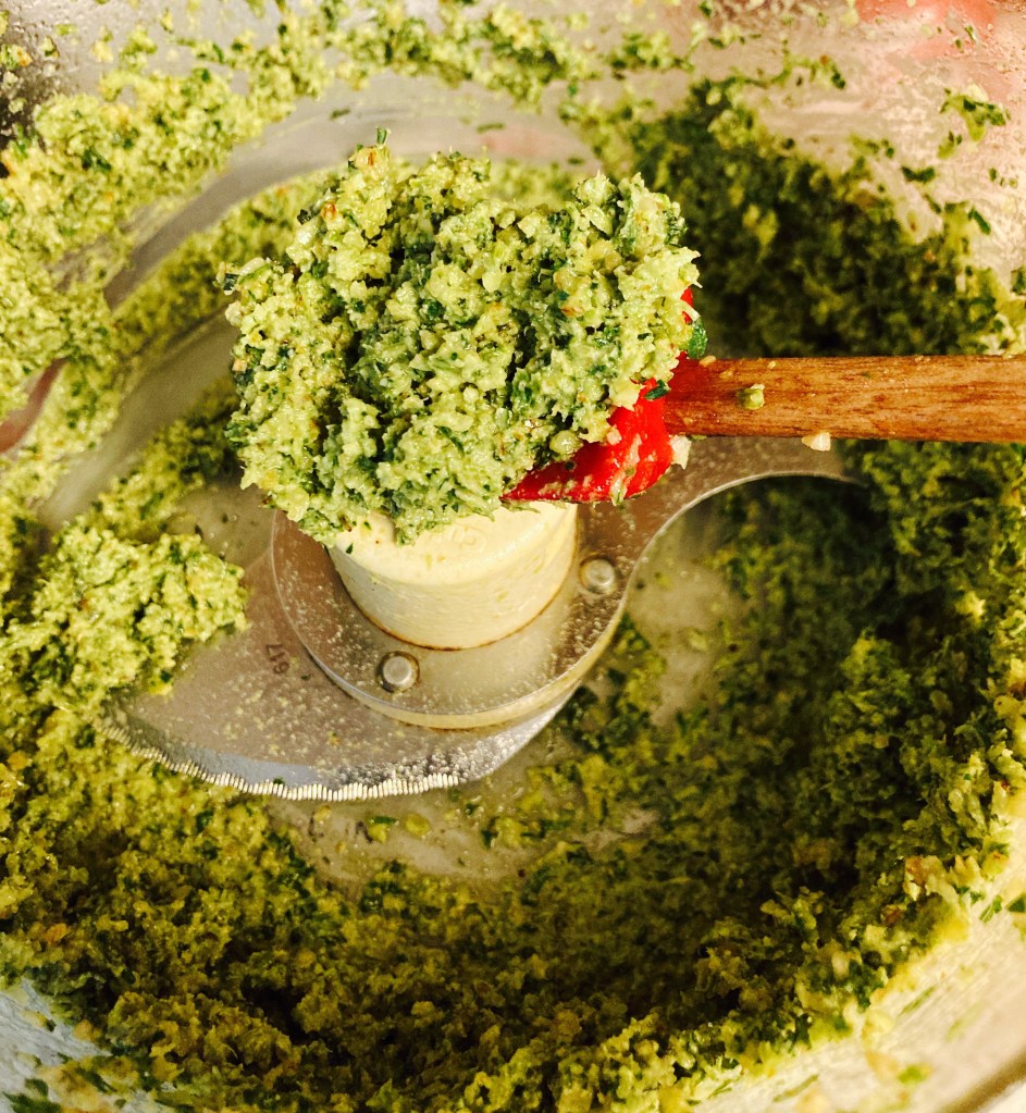 Blended pesto